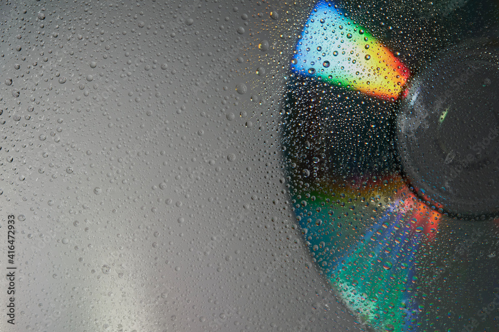 CD, Hintergrund für Bildschirm, Textur, Blau. Lichtblicke und Reflektionen