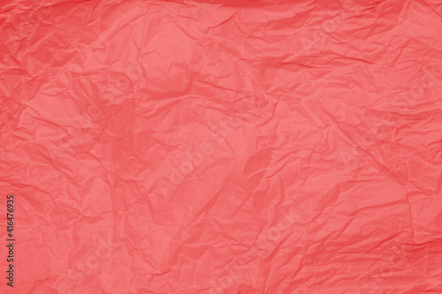 Close up texture of crumpled paper