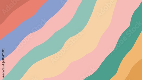 HD backgrounds and textures with colorful abstract art creations, minimalist aesthetic design with abstract organic shapes