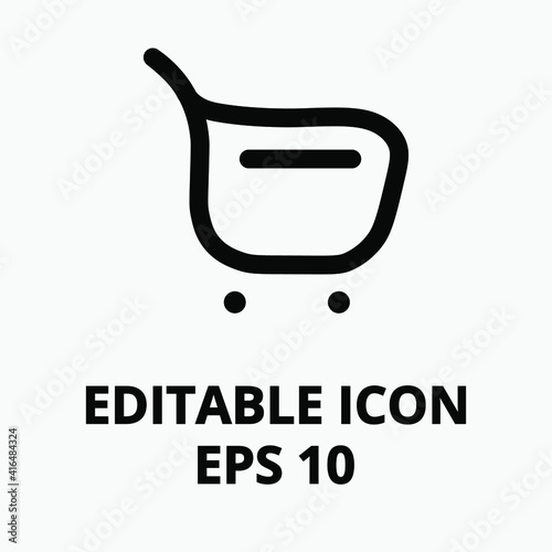shopping cart icon basket