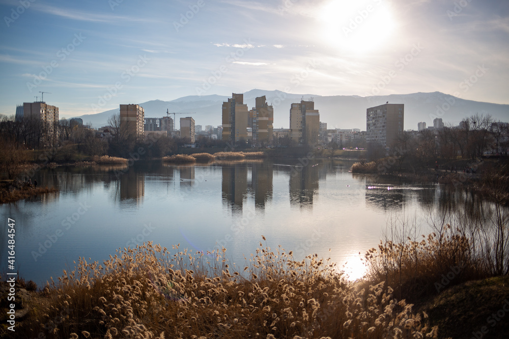 Obraz premium city skyline 