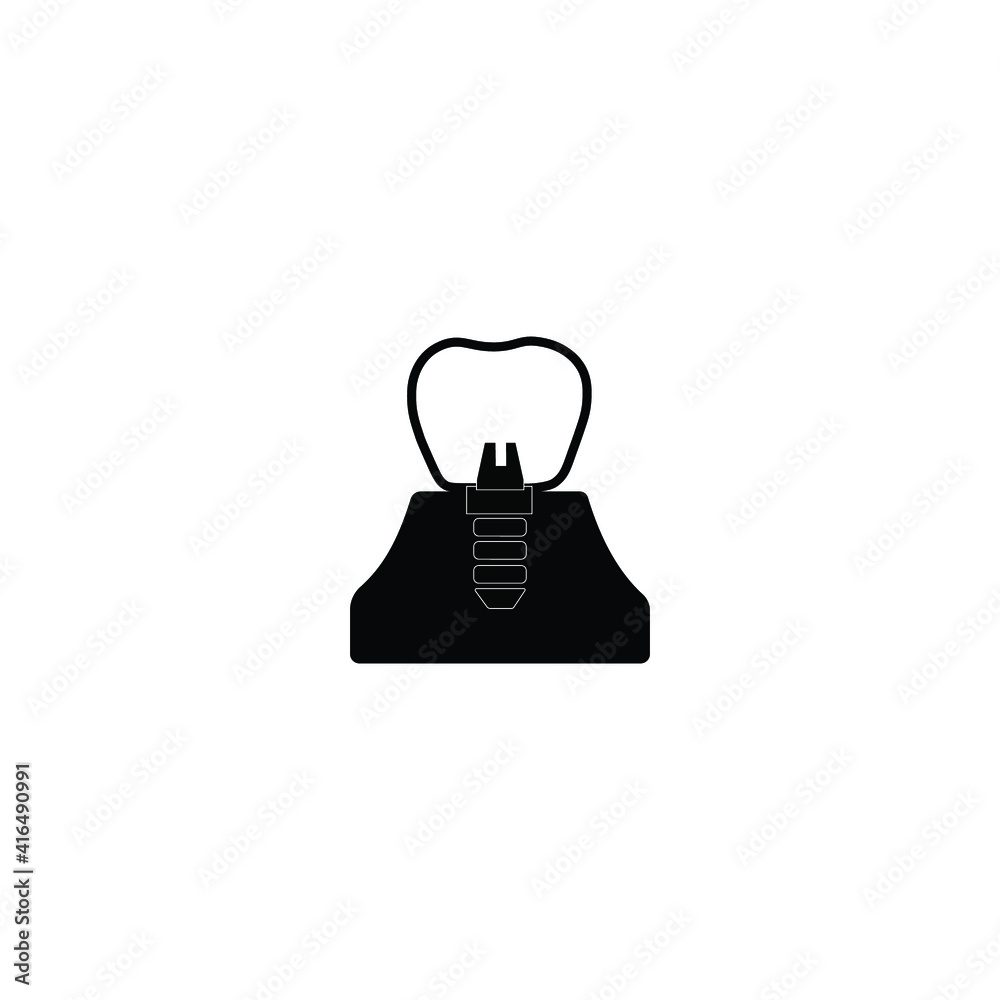vector based dental icon design vector based dental icon design