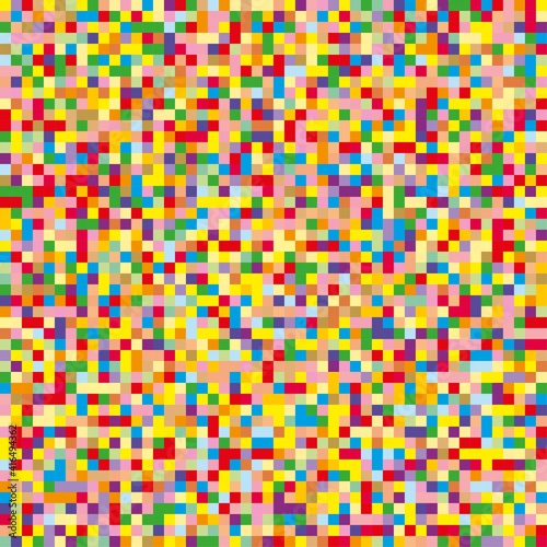 Random colorful abstract pixel art, simple vector illustration
