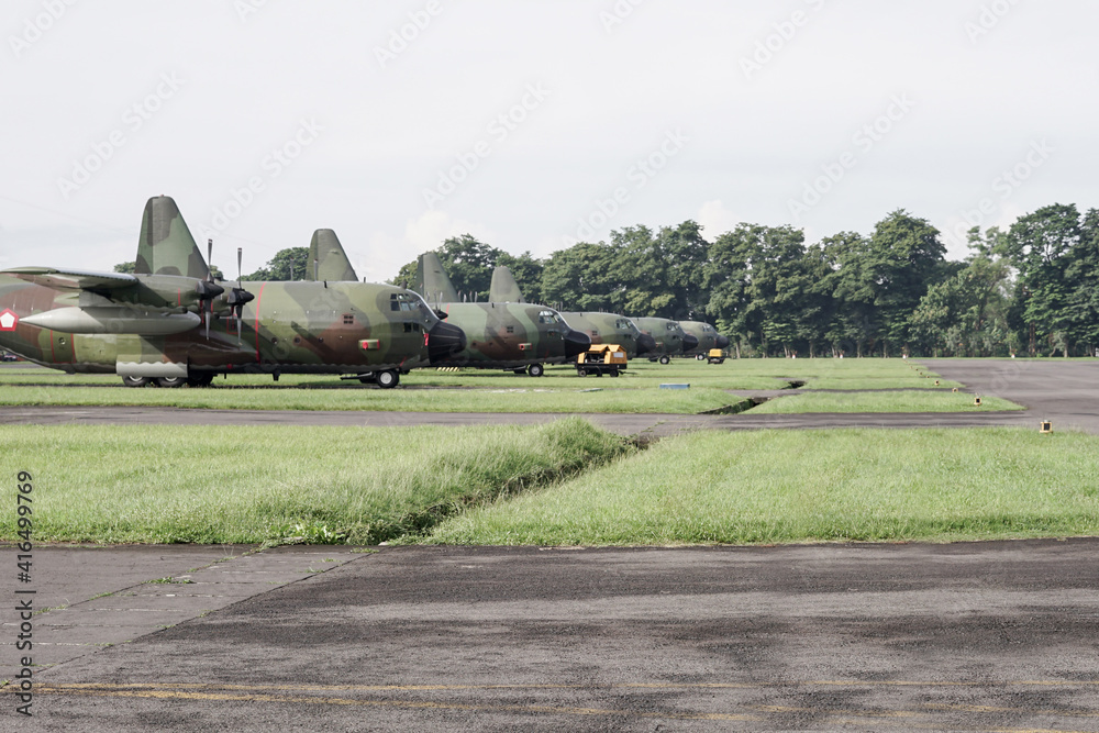 Lockheed Martin C-130 Hercules military cargo or tanker plane Lockheed Martin C-130 Hercules military cargo or tanker plane