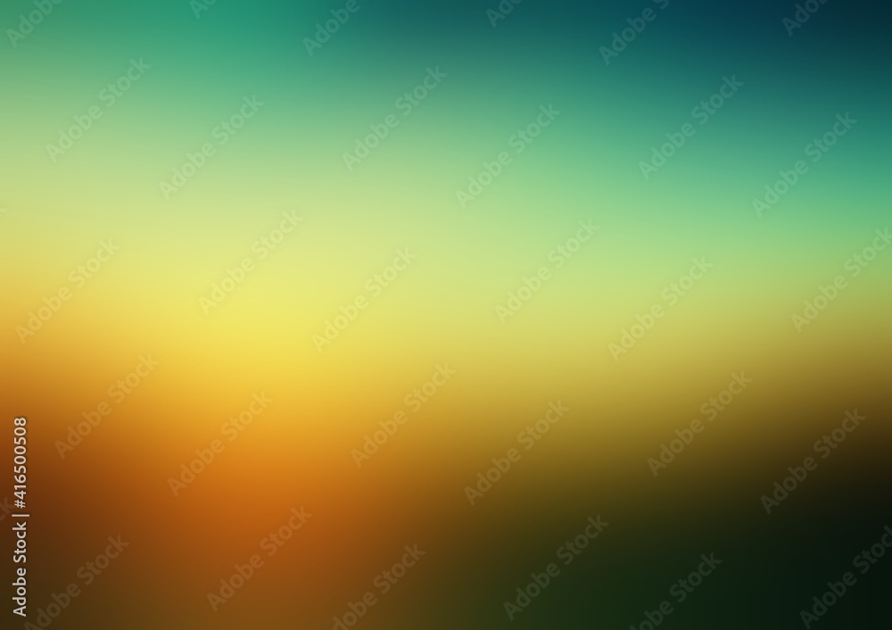 Summer golden beach or autumn field landscape abstract defocused plain background.