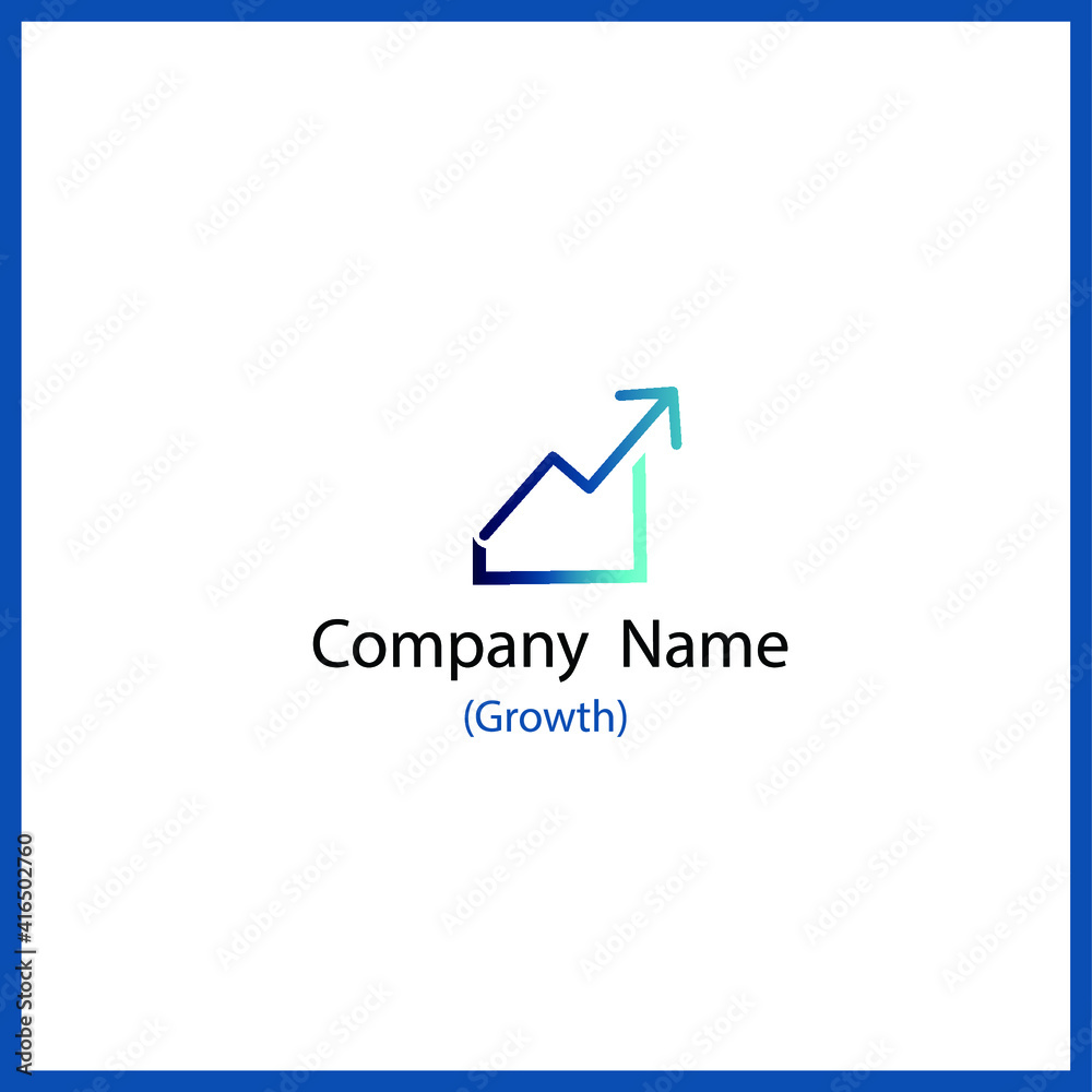 Growth Represent Minimalist Logo or Icon Template Growth Represent Minimalist Logo or Icon Template