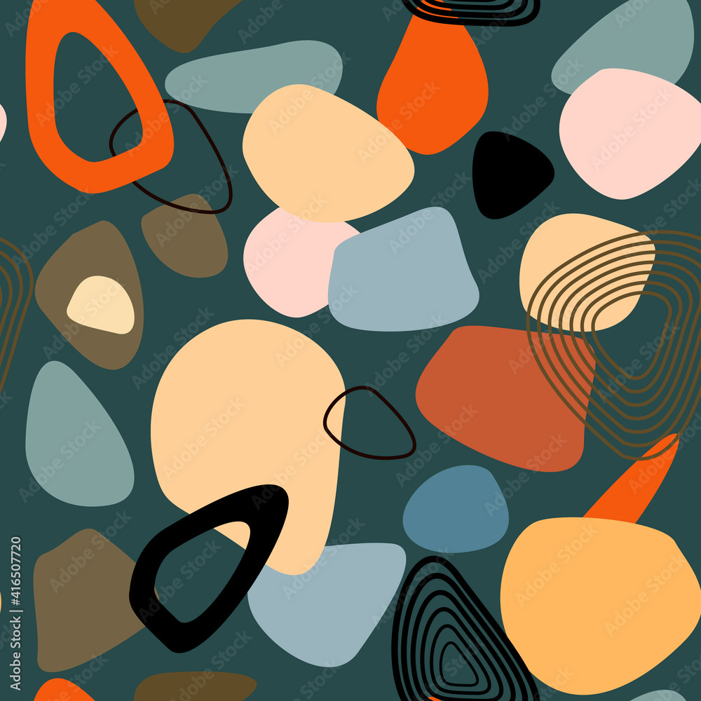 Stones in abstract form