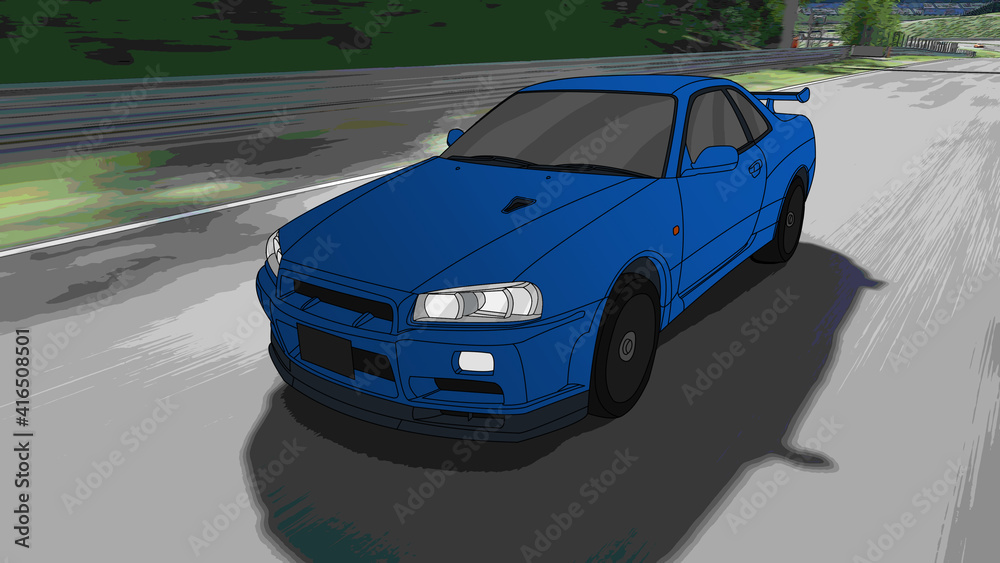 Fototapeta premium sport car 01_4k