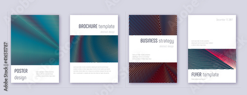 Black cover design template set. Orange abstract l