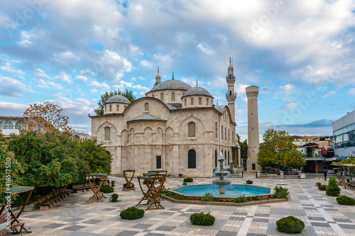 Yeni Mosque view in Malatya City. Yeni Mosque is populer tourist attraction in Malatya City. photo