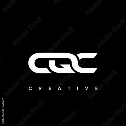 CQC Letter Initial Logo Design Template Vector Illustration photo