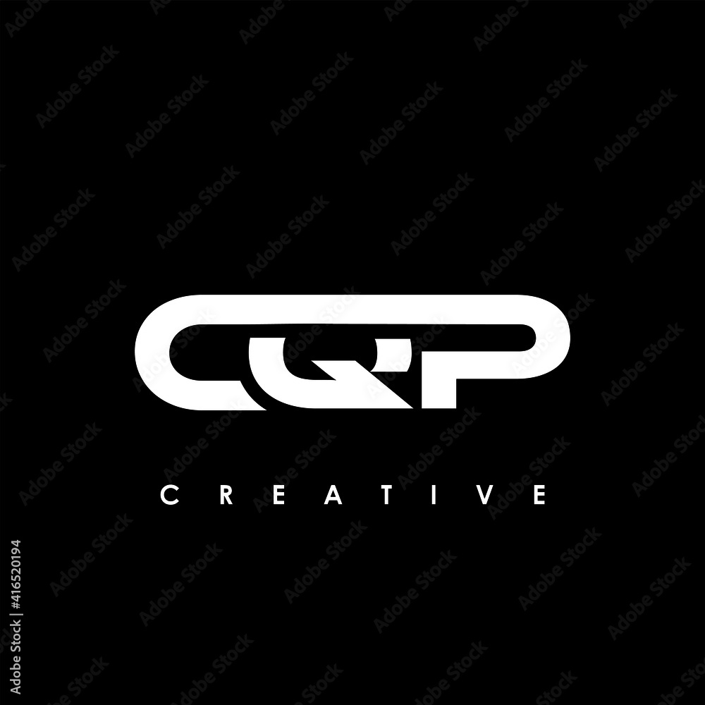 CQP Letter Initial Logo Design Template Vector Illustration CQP Letter Initial Logo Design Template Vector Illustration