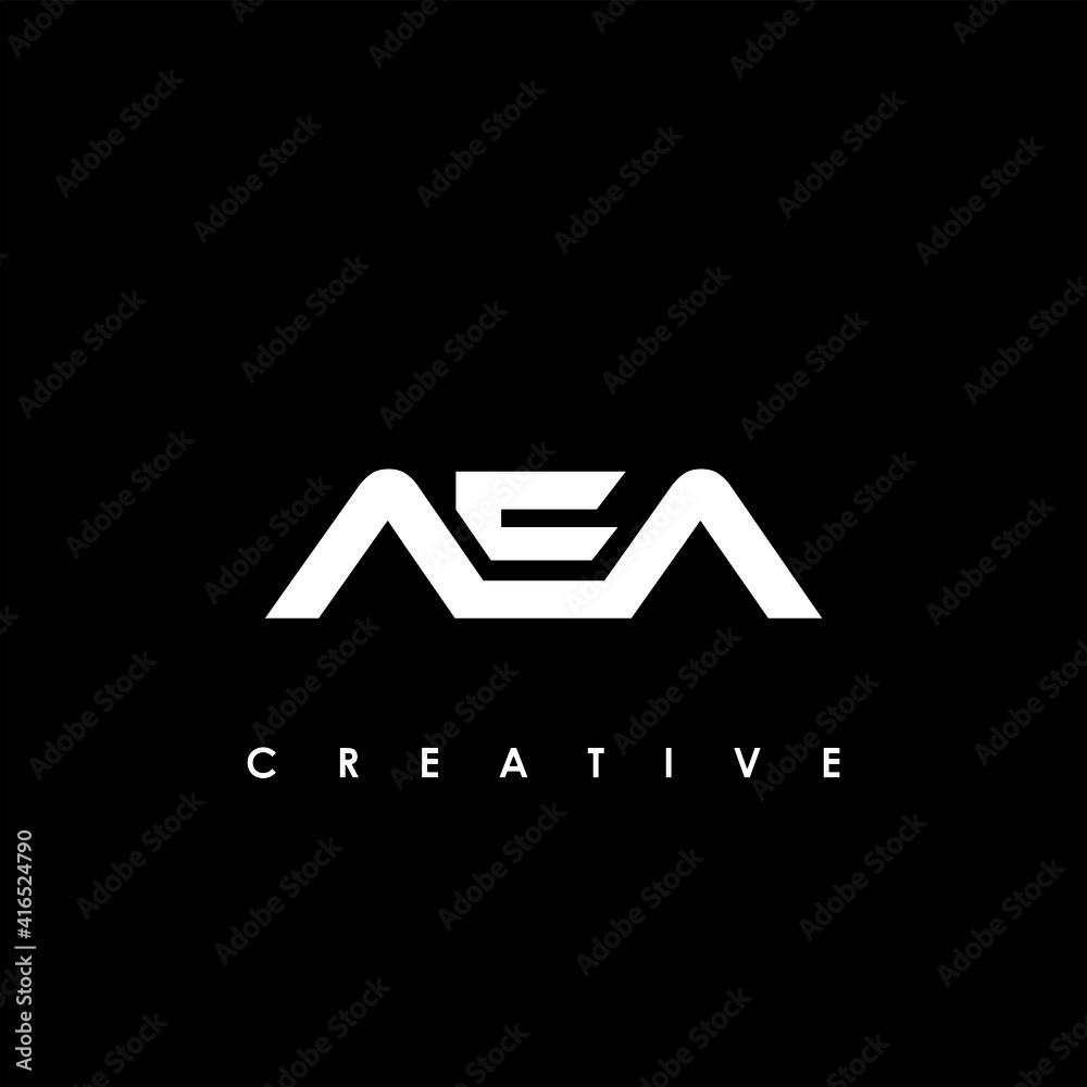 AEA Letter Initial Logo Design Template Vector Illustration Stock ...
