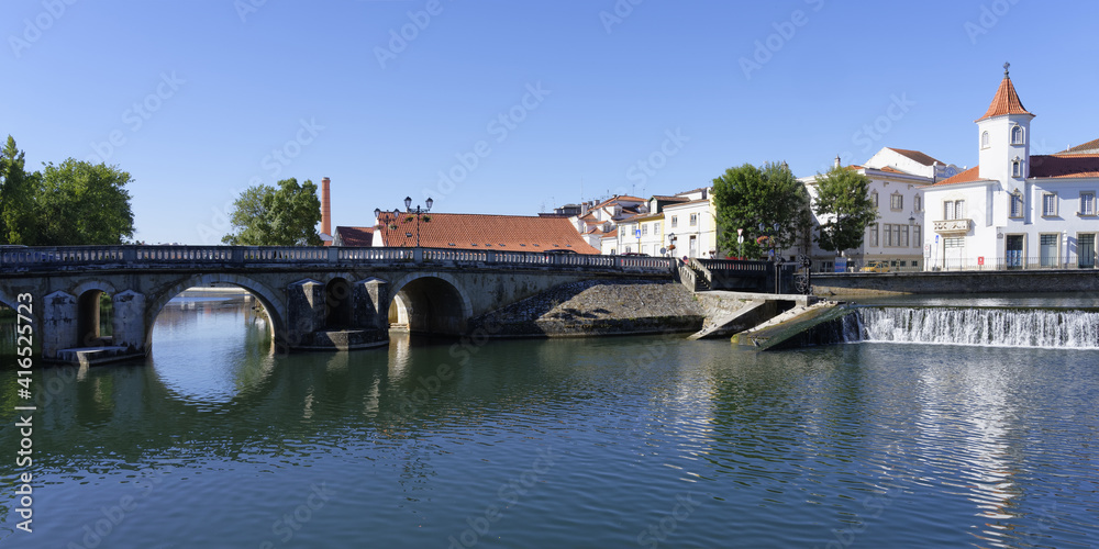 Tomar city and Nabao river, Tomar, Santarem district, Portugal Tomar city and Nabao river, Tomar, Santarem district, Portugal
