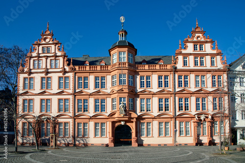 facade of Gutenberg museum in Mainz