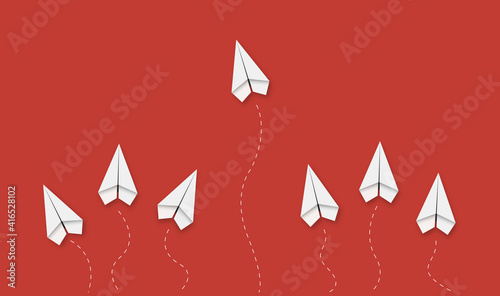 aeroplano, aereo, carta, volare, messaggio, comunicazione