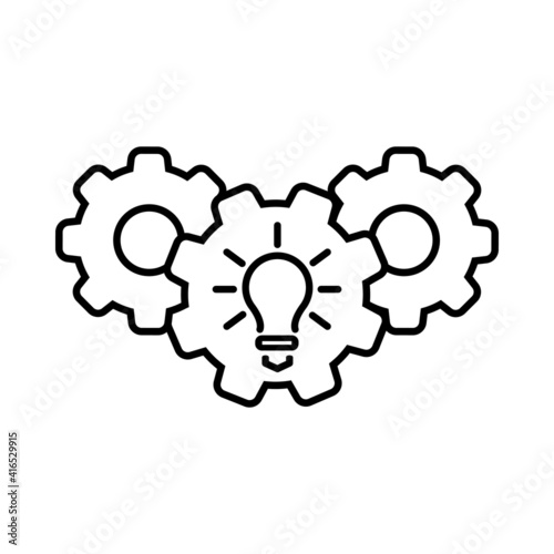 Production vector icon set. Efficiency  illustration sign collection. Operational excellence logo. process symbol.
