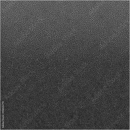 vector Dot work gradient background, black and white scattered stipple dots pointillism
