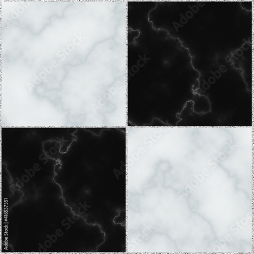 Checker marble pattern