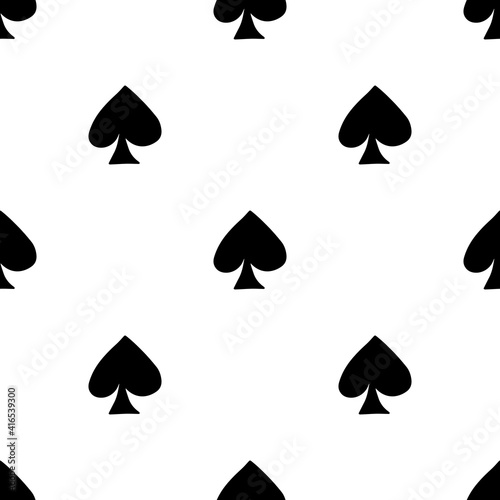 Card game signal seamless pattern. Play polka dot texture, abstract background. 
