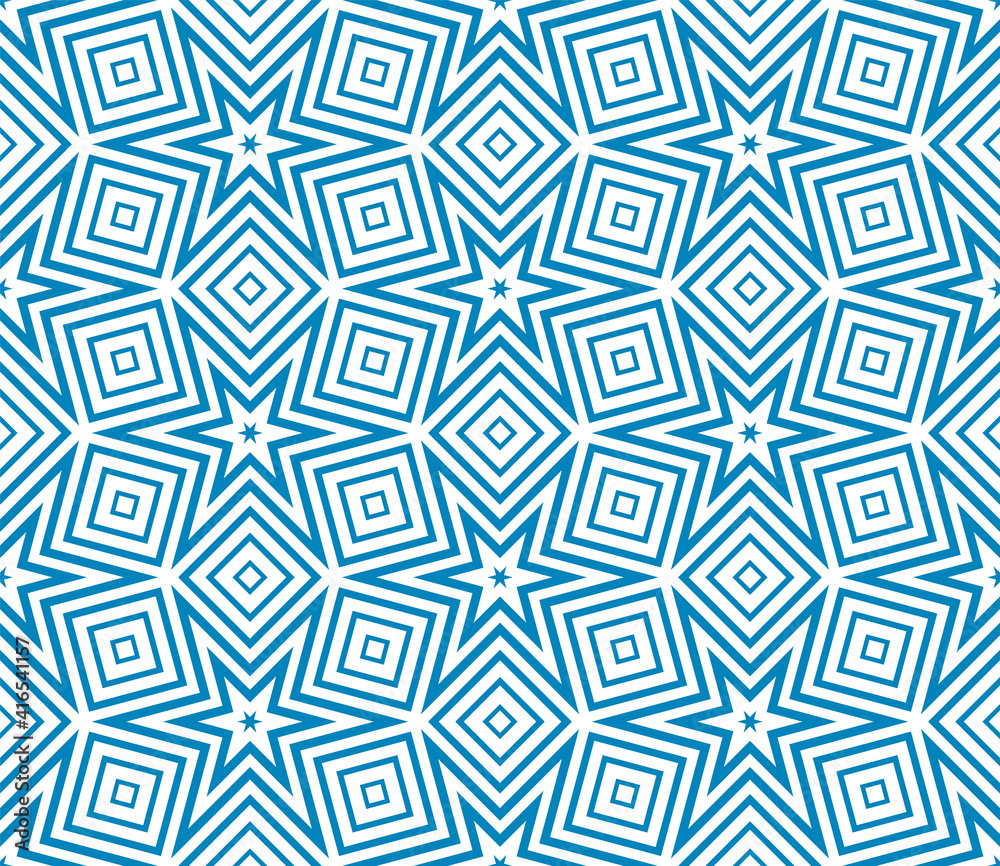 Abstract fantasy thin line hexagon, triangle geometric seamless pattern.