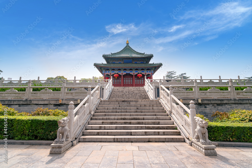 Classical architecture in Xi'an, Shaanxi Province, China. Classical architecture in Xi'an, Shaanxi Province, China.