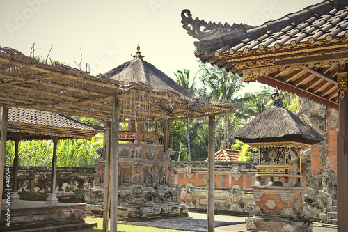 Pura Dalem temple in Ubud, Bali, Indonesia photo