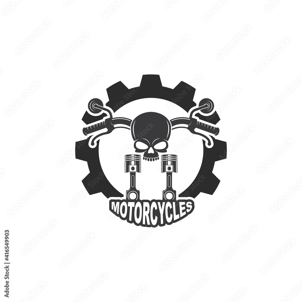 motorcycle icon vector illlustration design template motorcycle icon vector illlustration design template