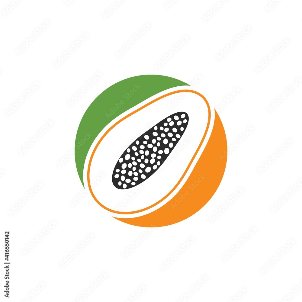 papaya icon vector illustration design