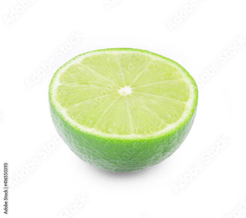 lime isolated on white background