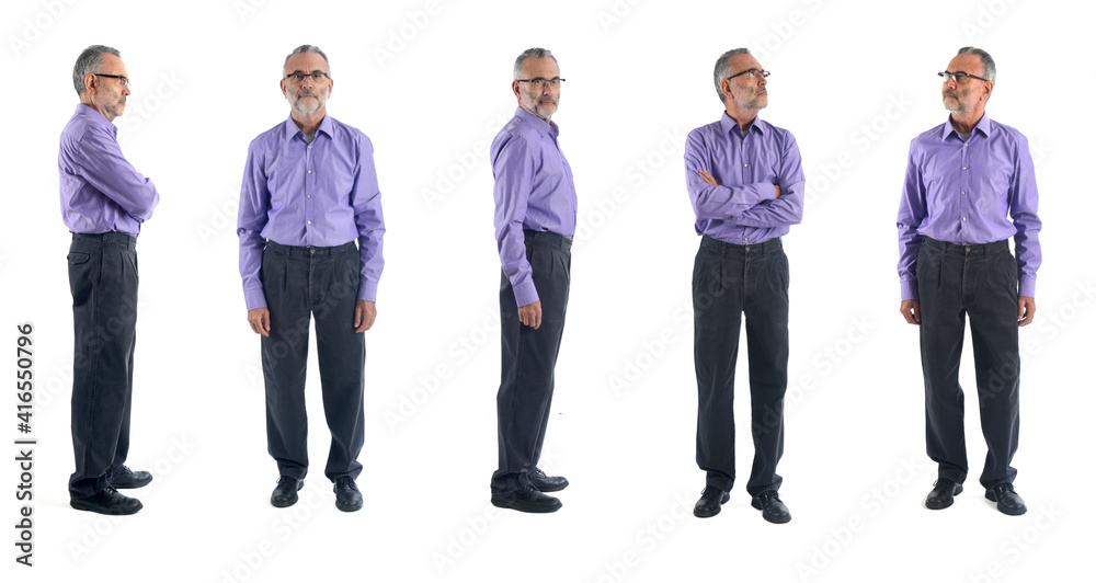 Obraz premium same man with various poses