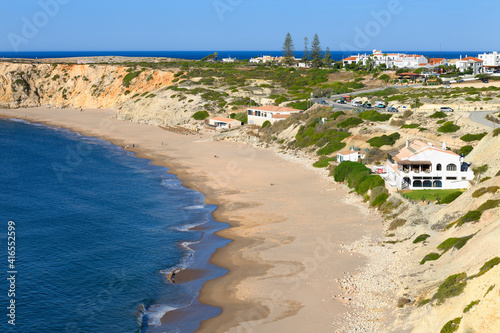 Mareta beach, Sagres, Vila do Bispo, Faro district, Algarve, Portugal, Europe photo