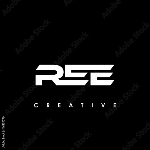 REE Letter Initial Logo Design Template Vector Illustration
