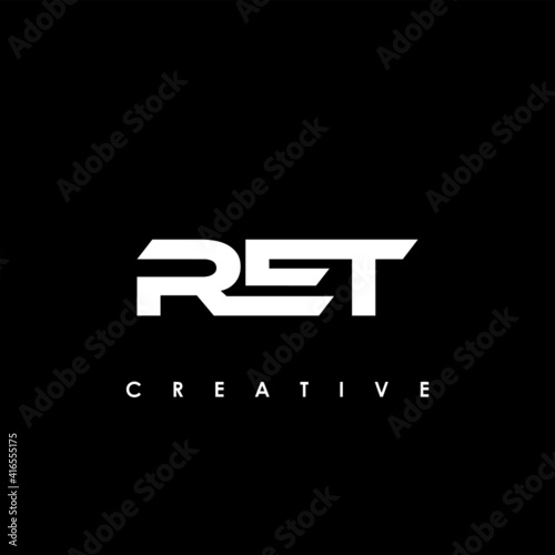 RET Letter Initial Logo Design Template Vector Illustration