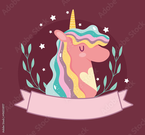unicorn lovely portrait