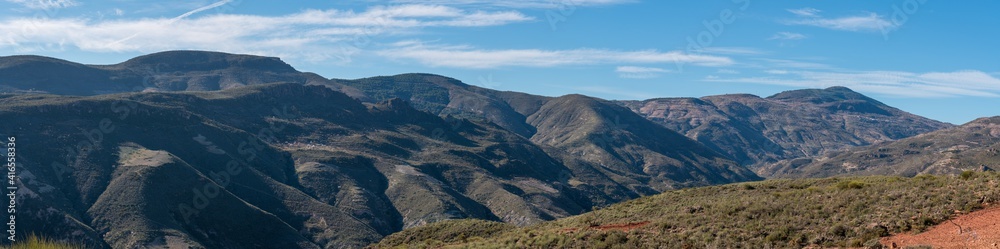 Obraz premium mountainous landscape in southern Spain
