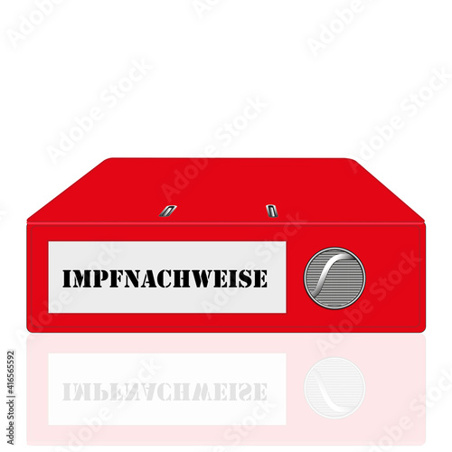 Aktenordner Impfnachweise 3