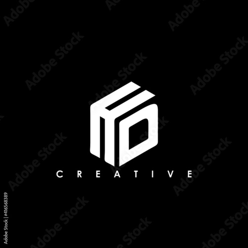 HD Letter Initial Logo Design Template Vector Illustration
