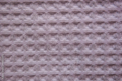 pink waffle type fabric for home clothes and towels