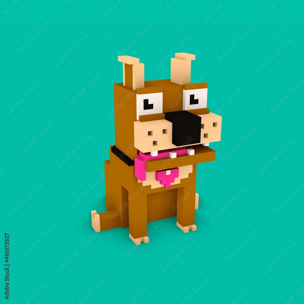 Cute cartoon dog with a tongue out Cute cartoon dog with a tongue out