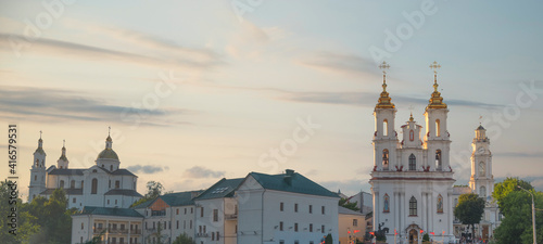 church and the historical part of the city of Vitebsk.