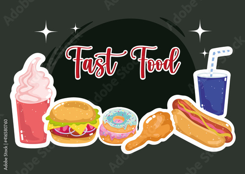 fast food delicious