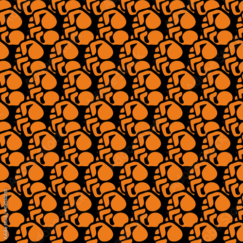 Cool Seamless Texture Pattern MMA, karate for print on t-shirts, rashguard. Vector, EPS.