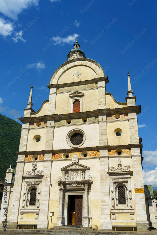 Tirano, Italy: exterior of the Sanctuary