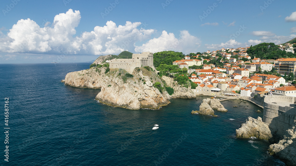 View from Dubrovnik Old Town, Croatia