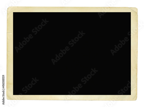 photo frame card isolated on the white backgrounds