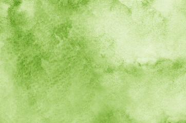 Abstract green watercolor background texture