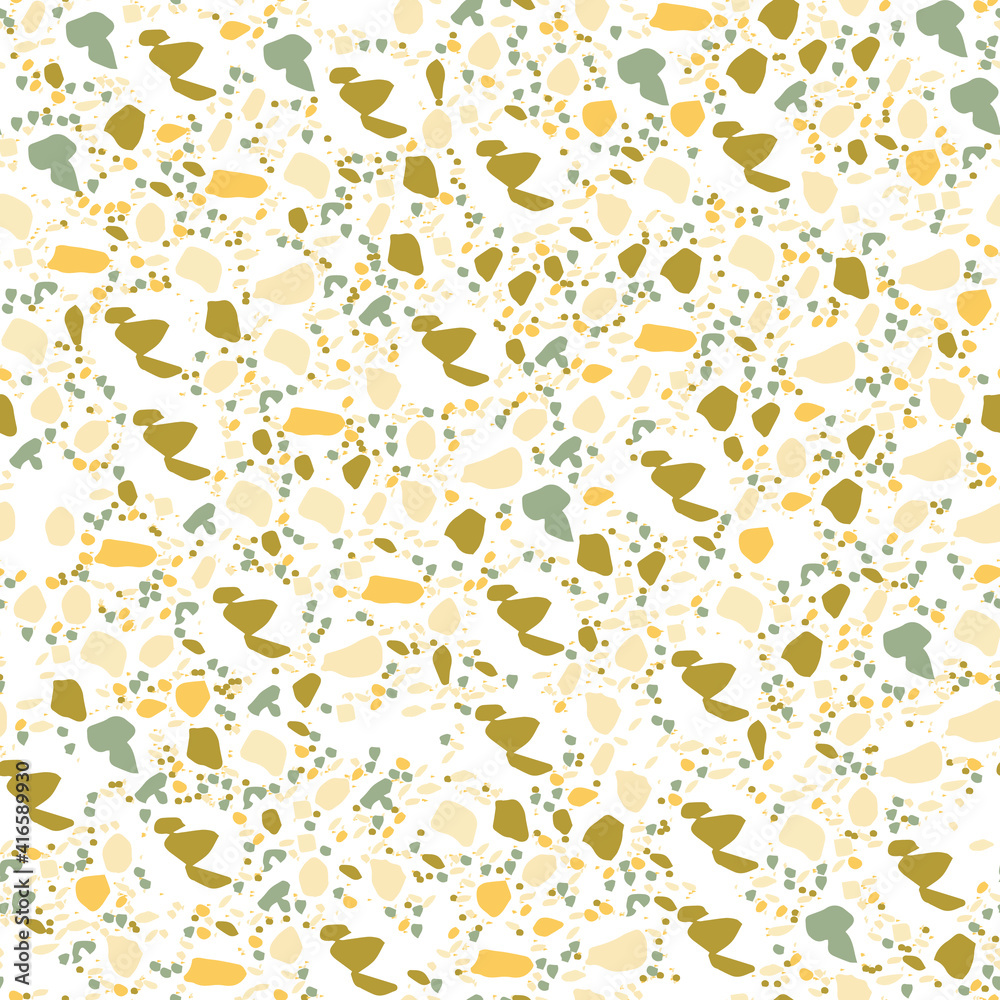 Terrazzo ornament. Vector seamless pattern Terrazzo ornament. Vector seamless pattern