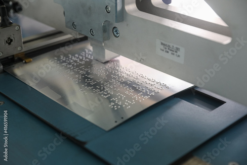 creating braille books for the blind