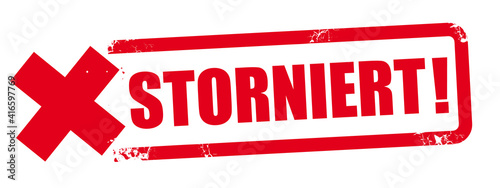 stempel Storniert